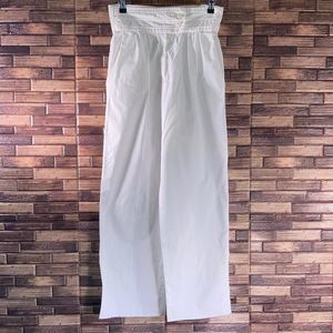 Womens Vintage 80’s Jeanne Marc White Small High Waisted Pants